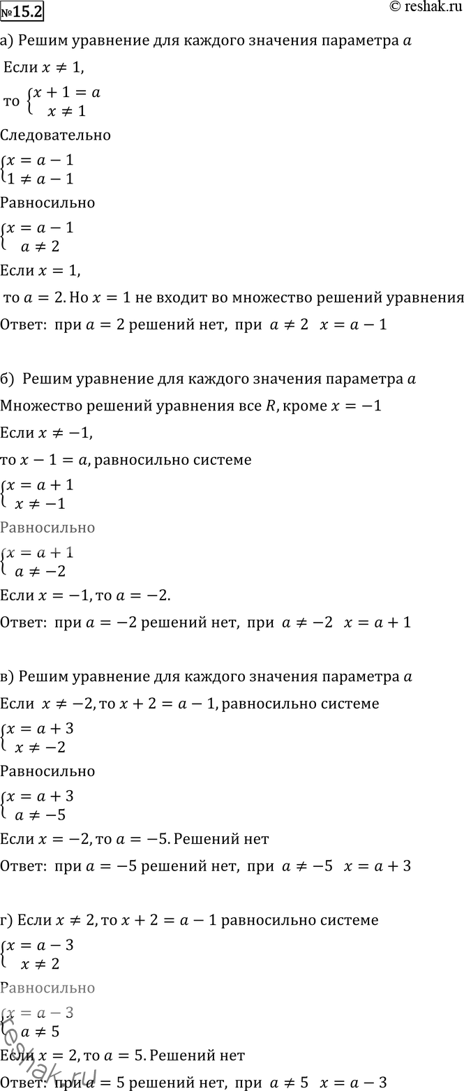 Изображение Упр.15.2 ГДЗ Никольский Потапов 11 класс